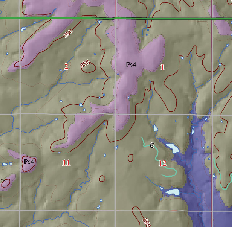 small geologic map