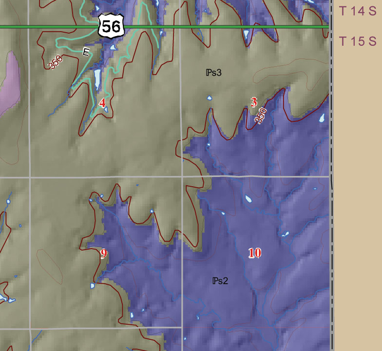 small geologic map