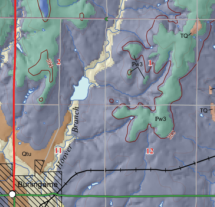 small geologic map