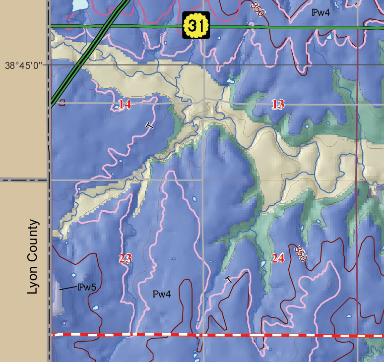 small geologic map