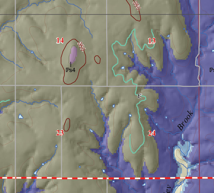 small geologic map