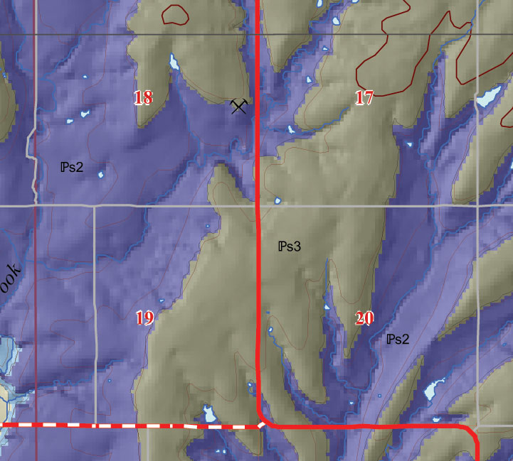 small geologic map