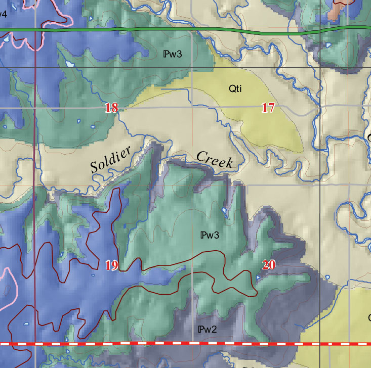 small geologic map