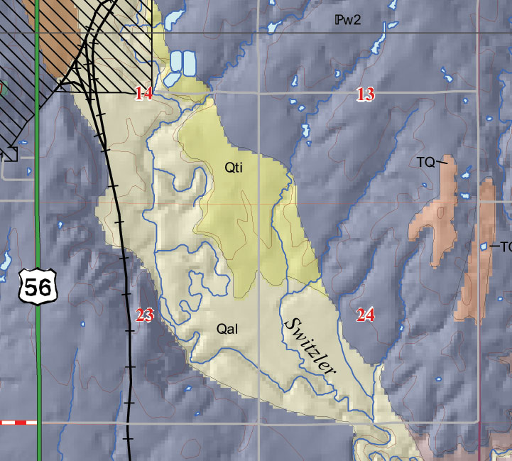 small geologic map