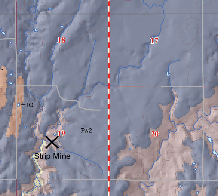 small geologic map