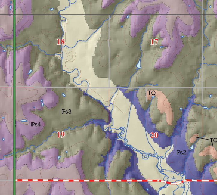 small geologic map