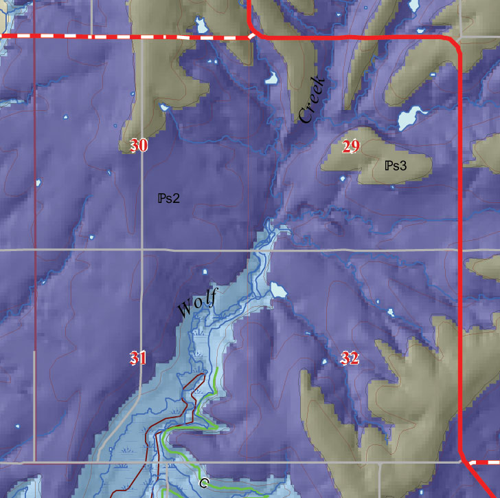 small geologic map