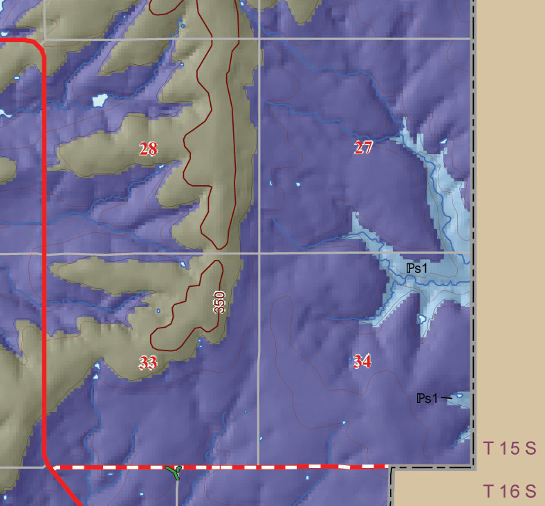 small geologic map