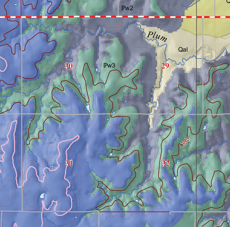 small geologic map