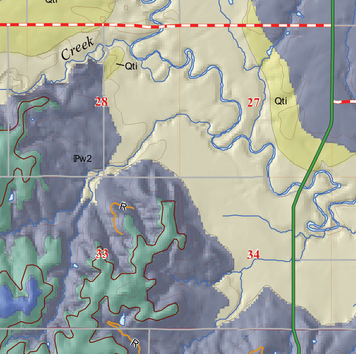 small geologic map