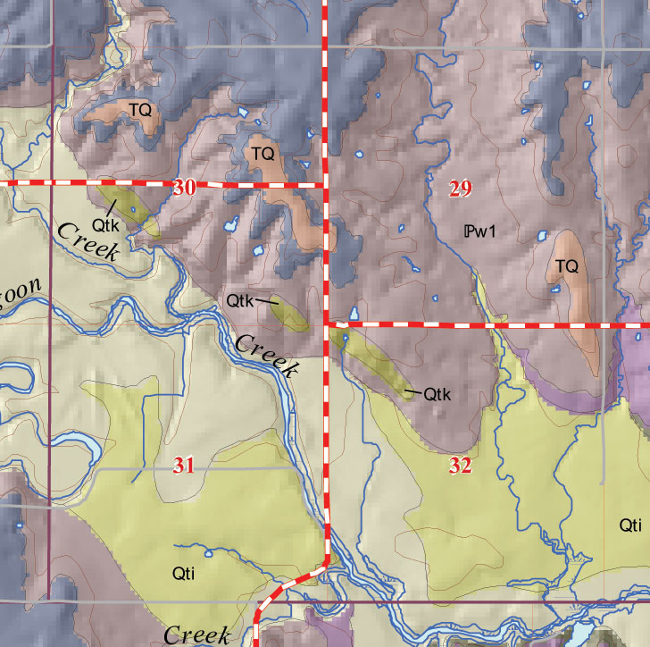 small geologic map