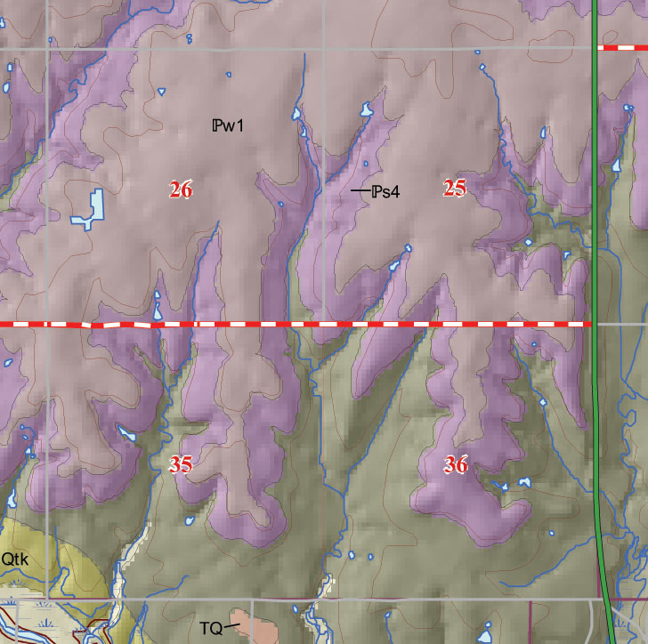 small geologic map