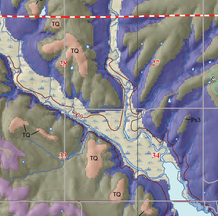 small geologic map