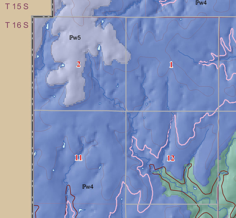 small geologic map