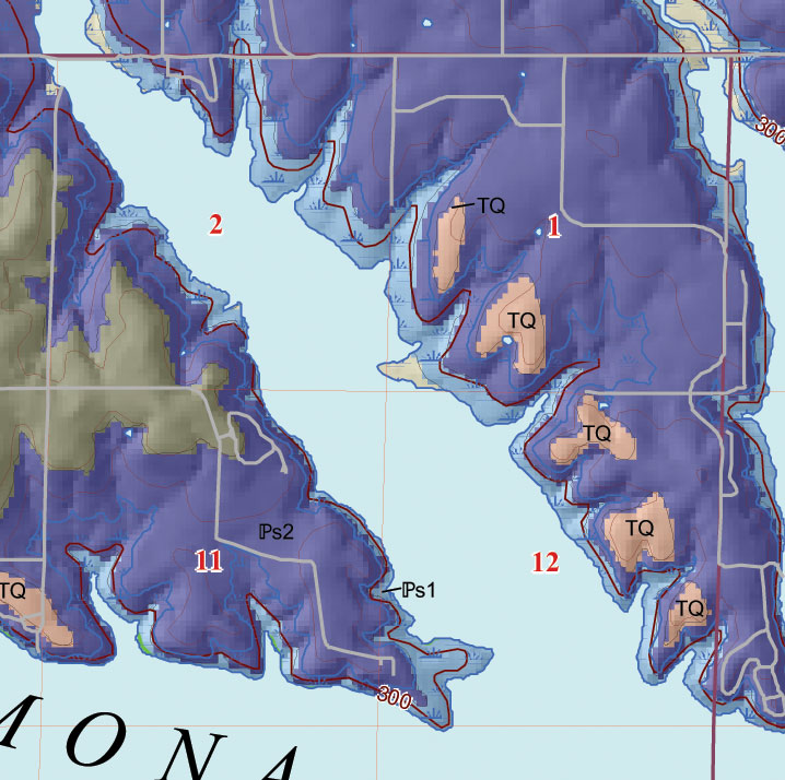 small geologic map