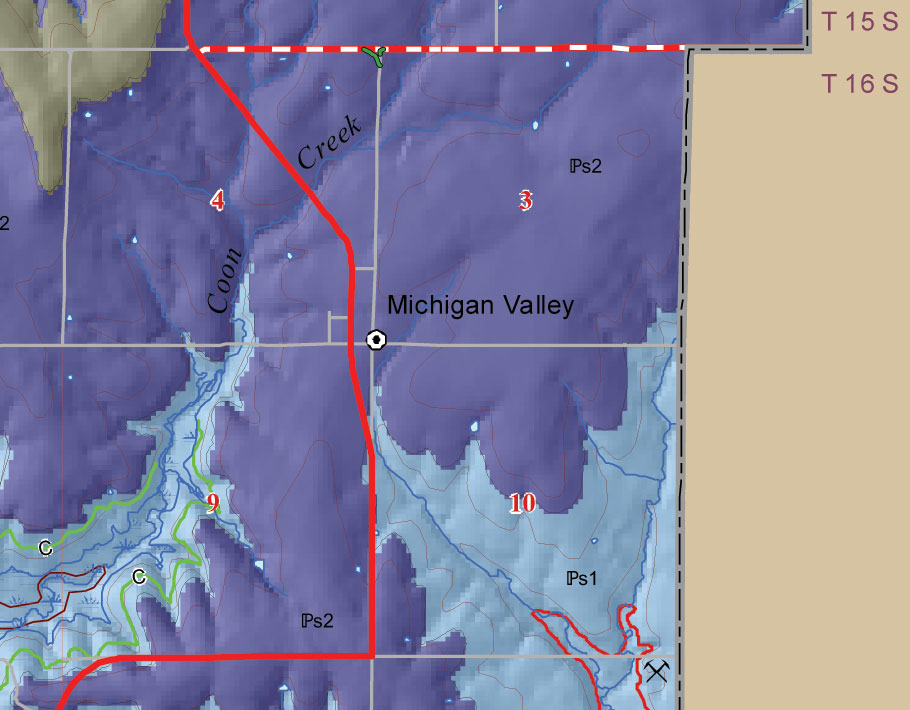 small geologic map