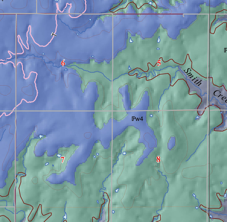 small geologic map