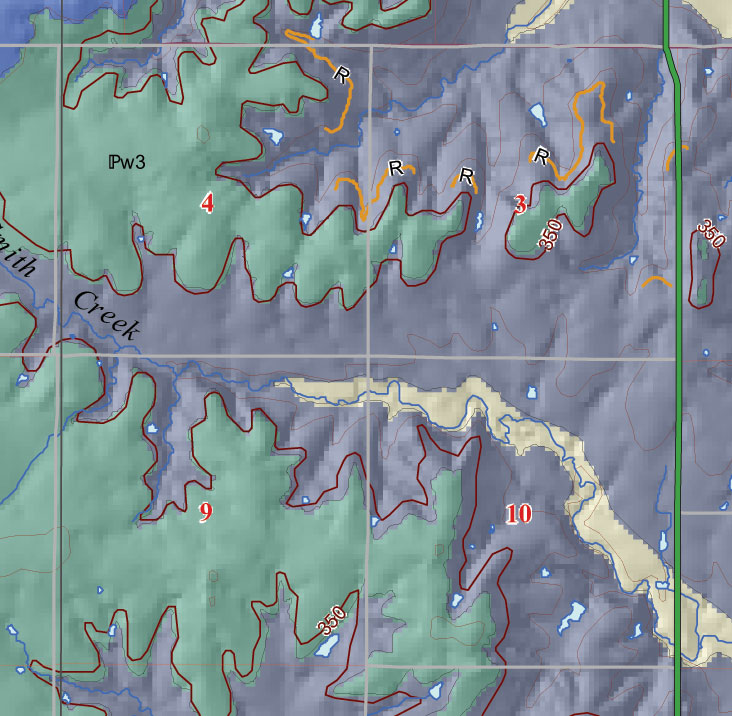 small geologic map