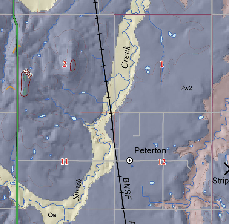 small geologic map