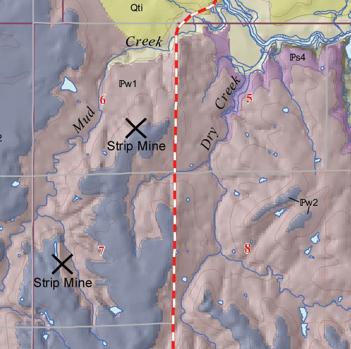 small geologic map