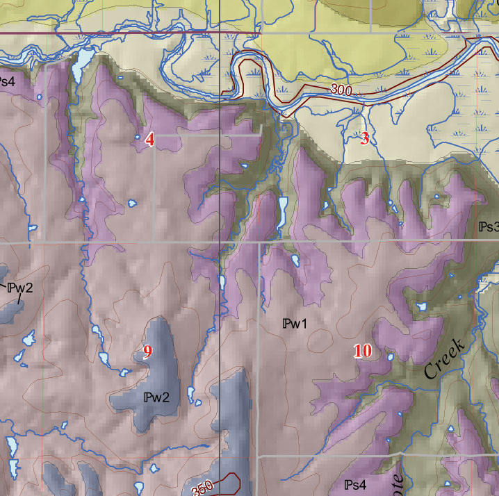 small geologic map