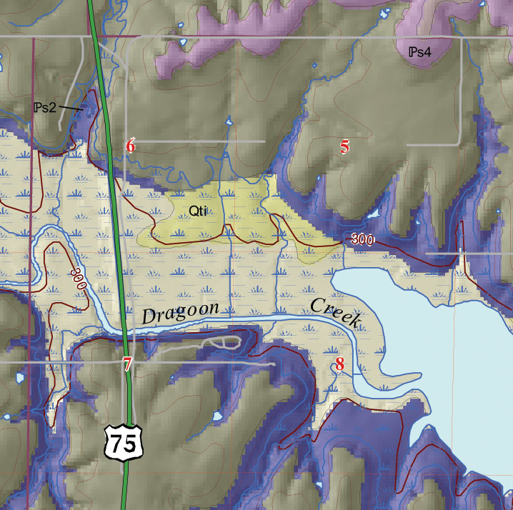 small geologic map