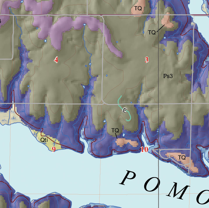 small geologic map