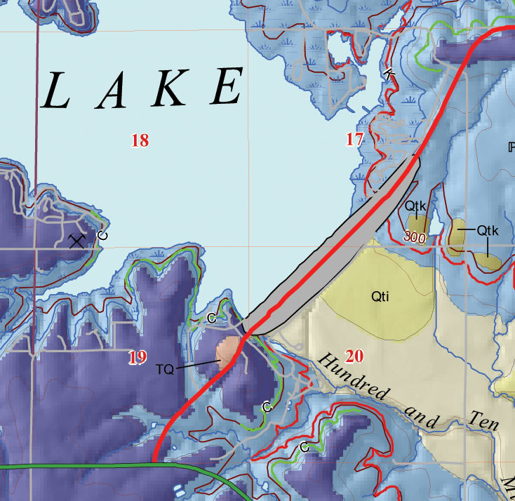 small geologic map