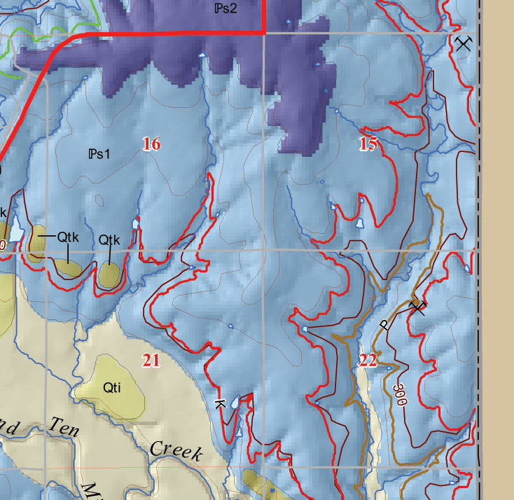 small geologic map