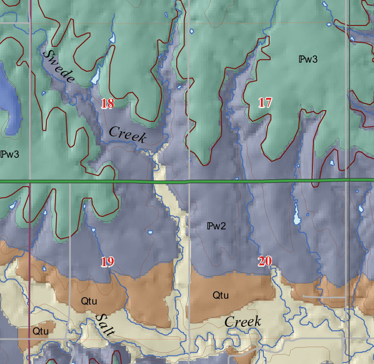 small geologic map