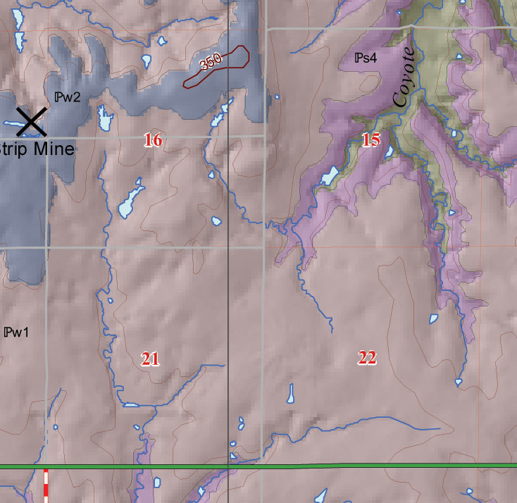 small geologic map