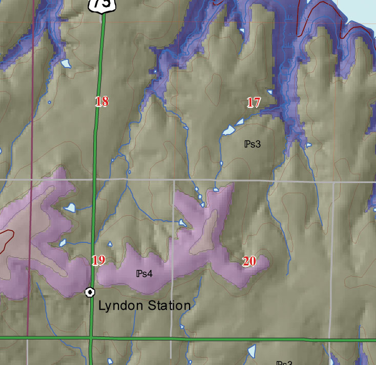 small geologic map