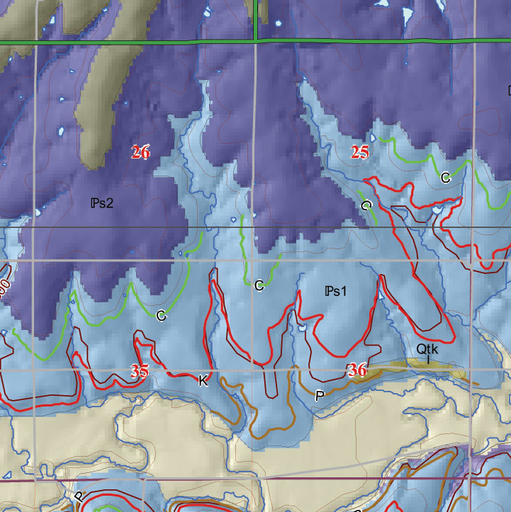 small geologic map