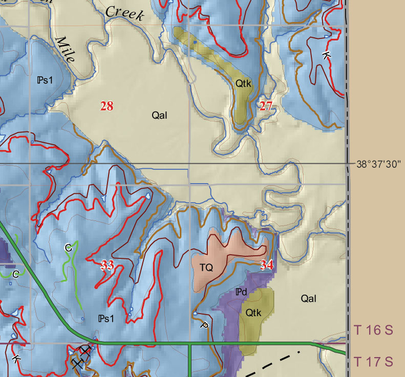 small geologic map