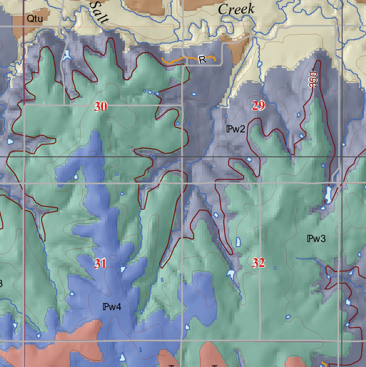 small geologic map