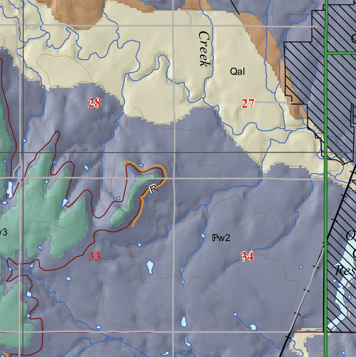 small geologic map