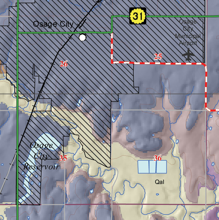 small geologic map