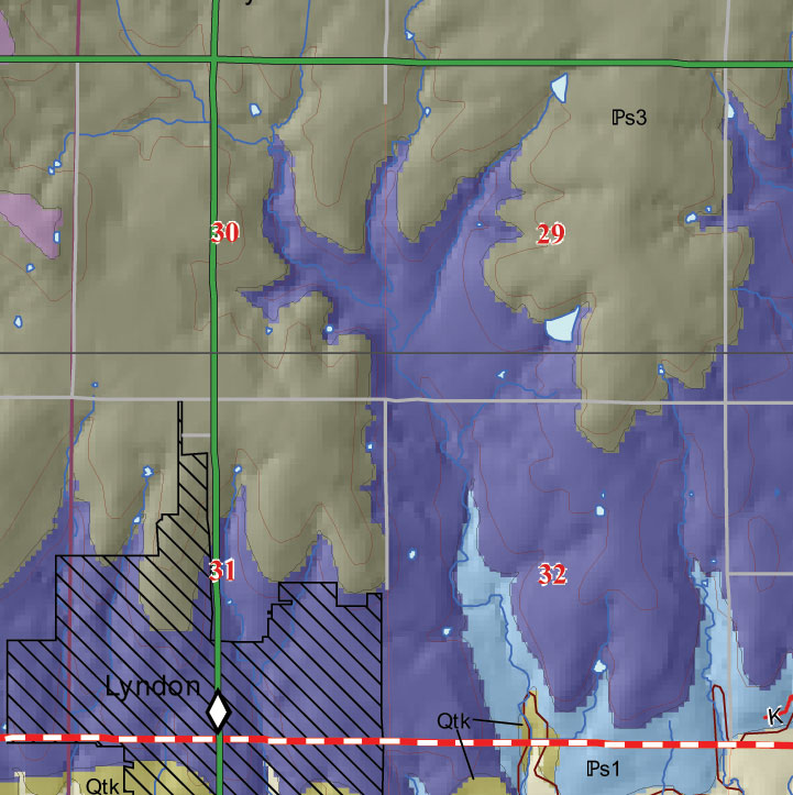 small geologic map