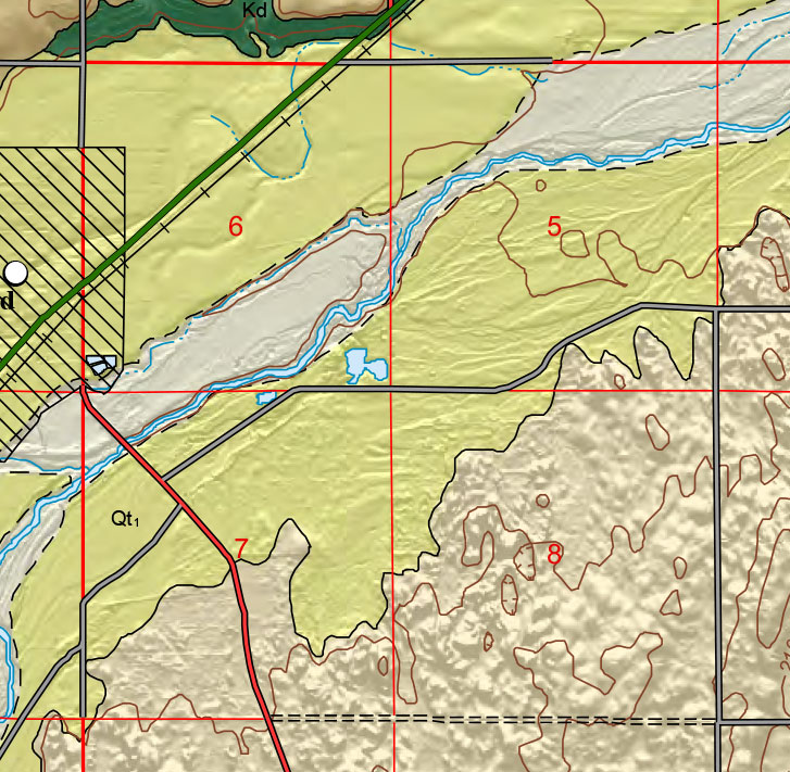 small geologic map