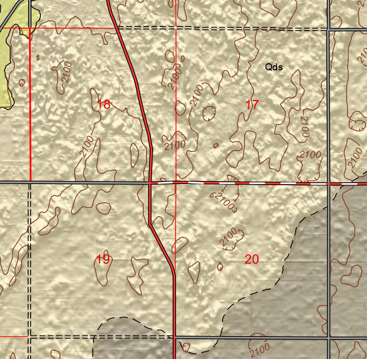 small geologic map