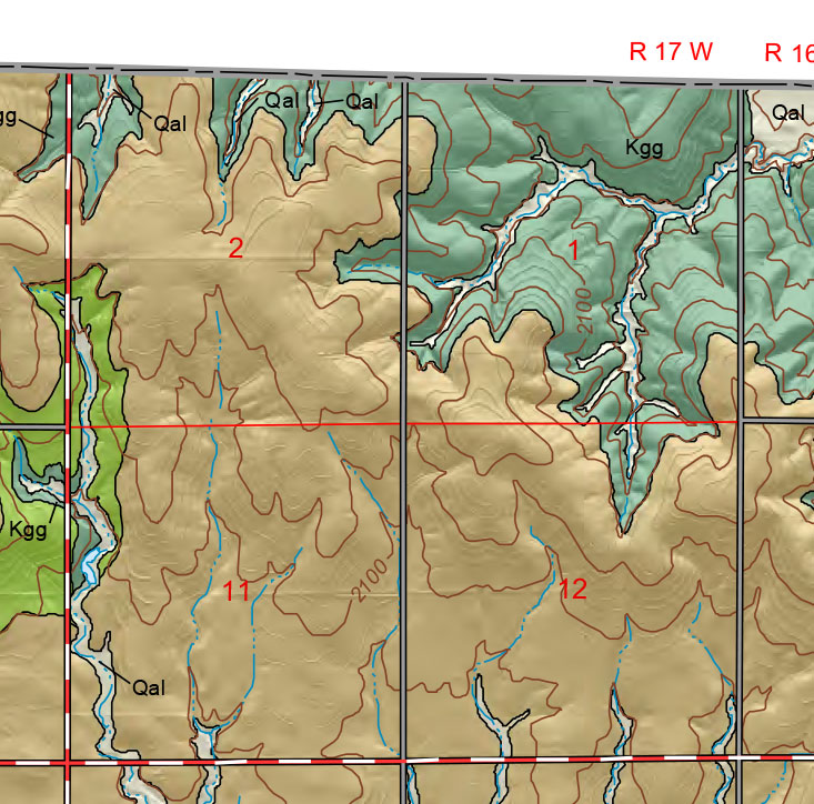 small geologic map