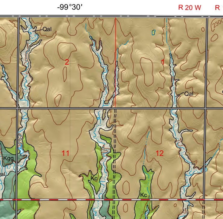 small geologic map