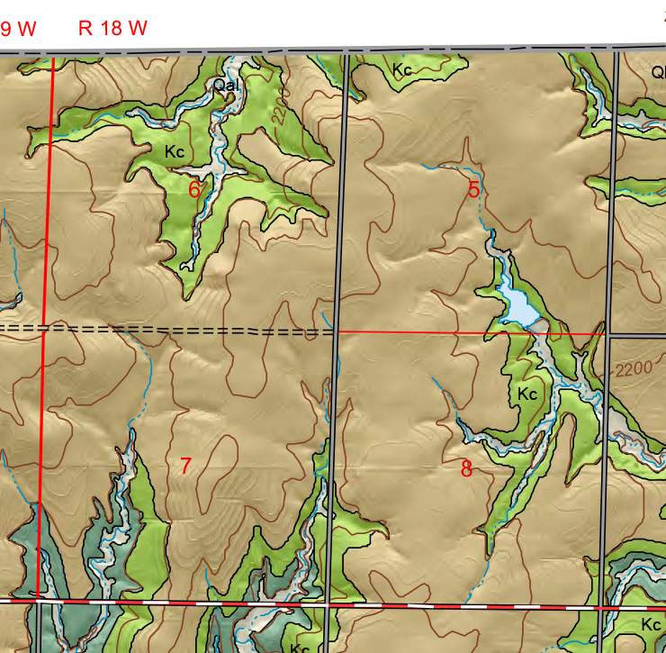 small geologic map