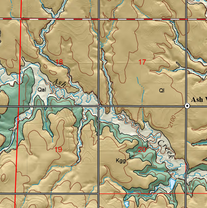 small geologic map