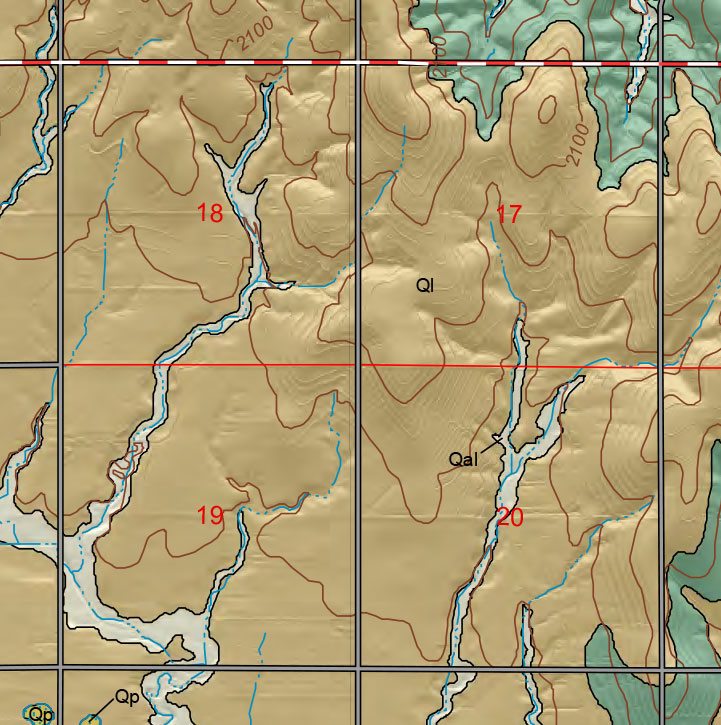 small geologic map