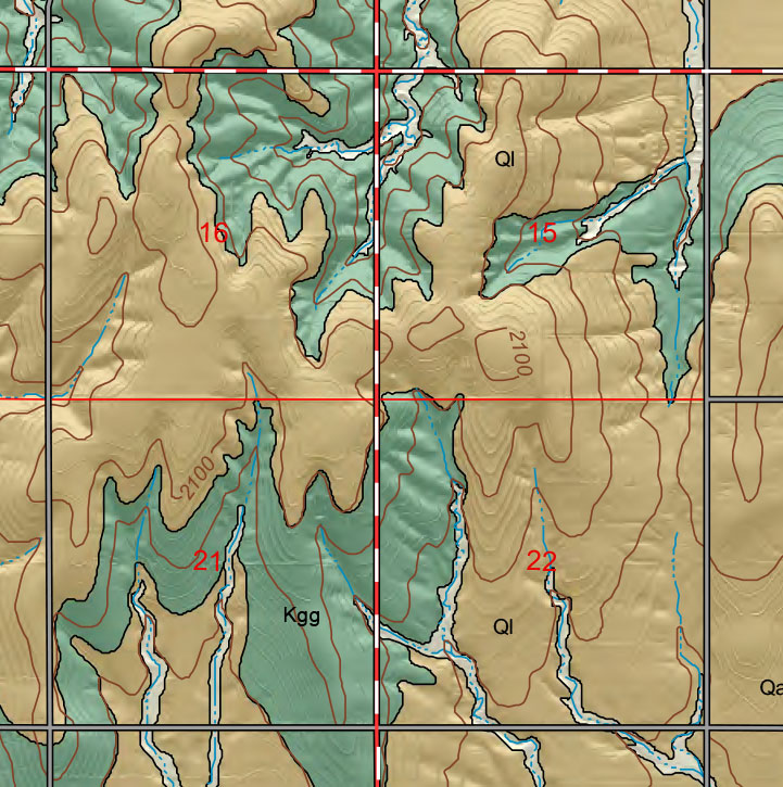 small geologic map