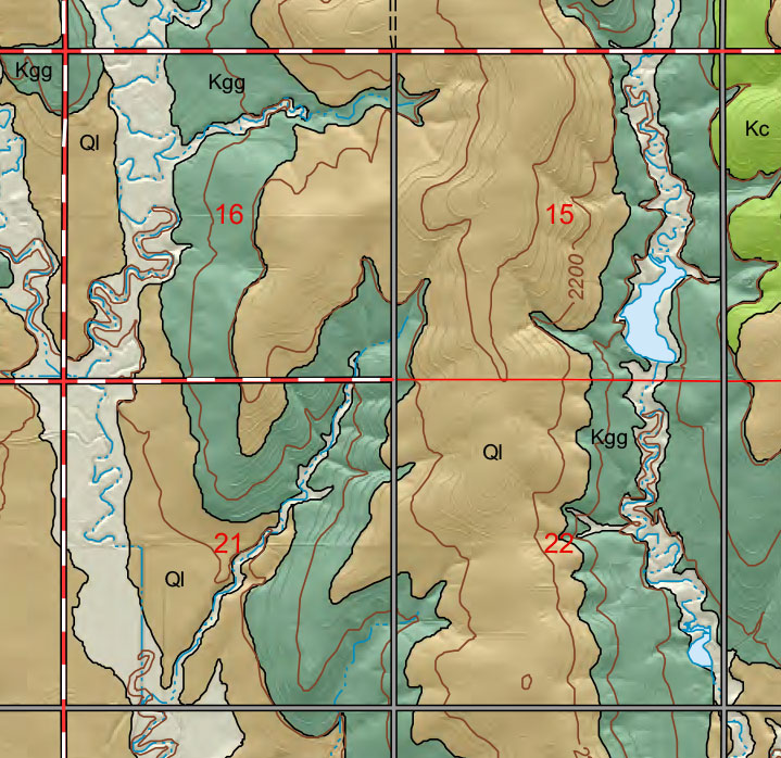 small geologic map