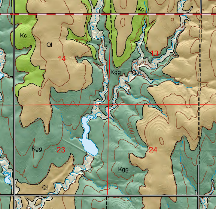 small geologic map