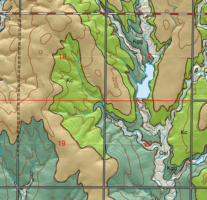 small geologic map