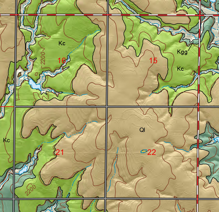 small geologic map